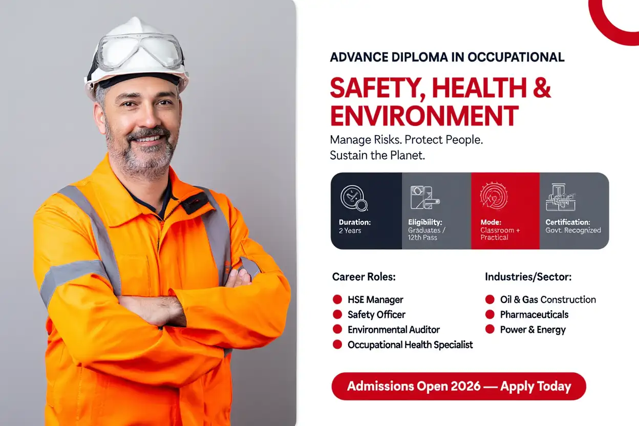 Advance Diploma in Occupational Safety, Health and Environment Management
