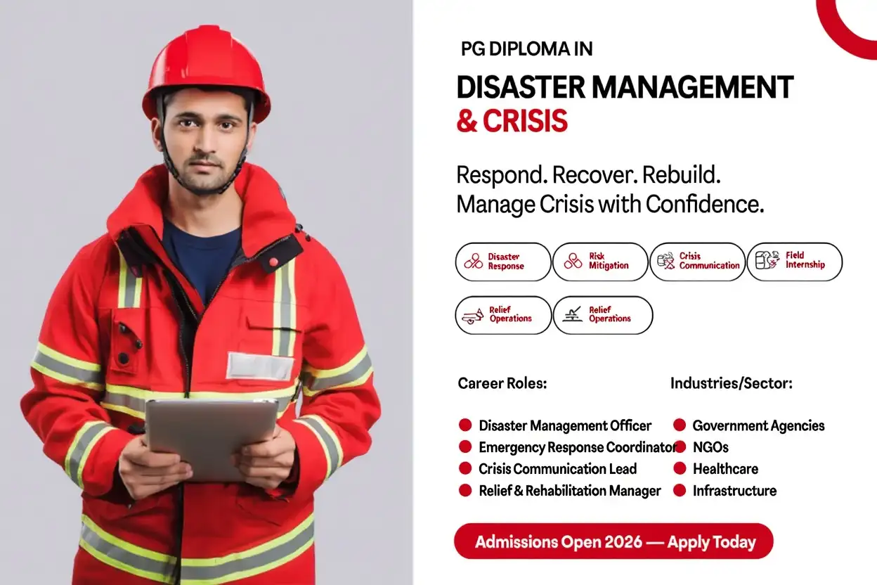 PG Diploma in Disaster Management and Crisis