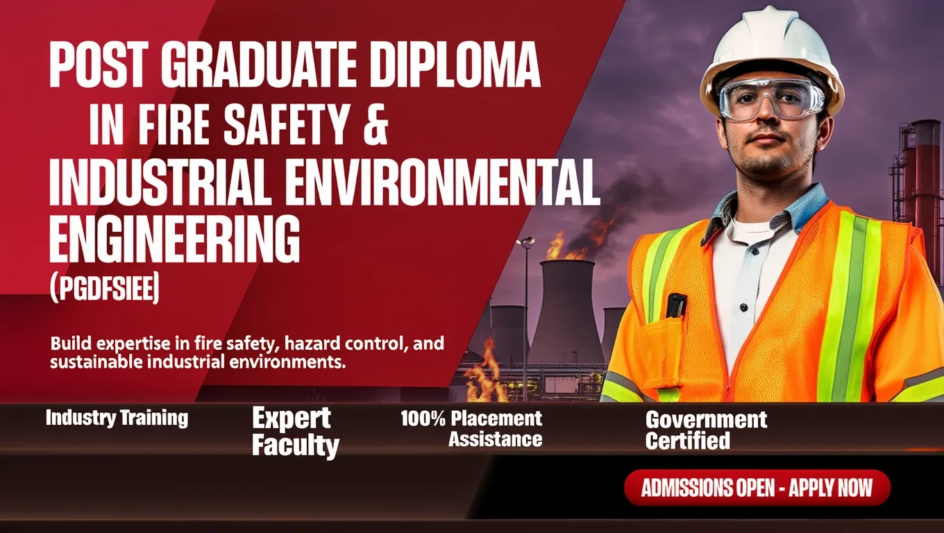 Post Graduate Diploma in Fire Safety and Industrial Environmental Engineering (PGDFSIEE)