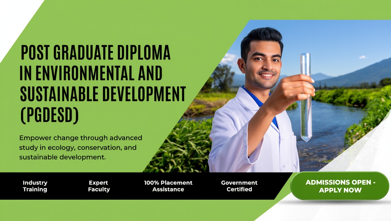 Post Graduate Diploma in Environmental and Sustainable Development (PGDESD)